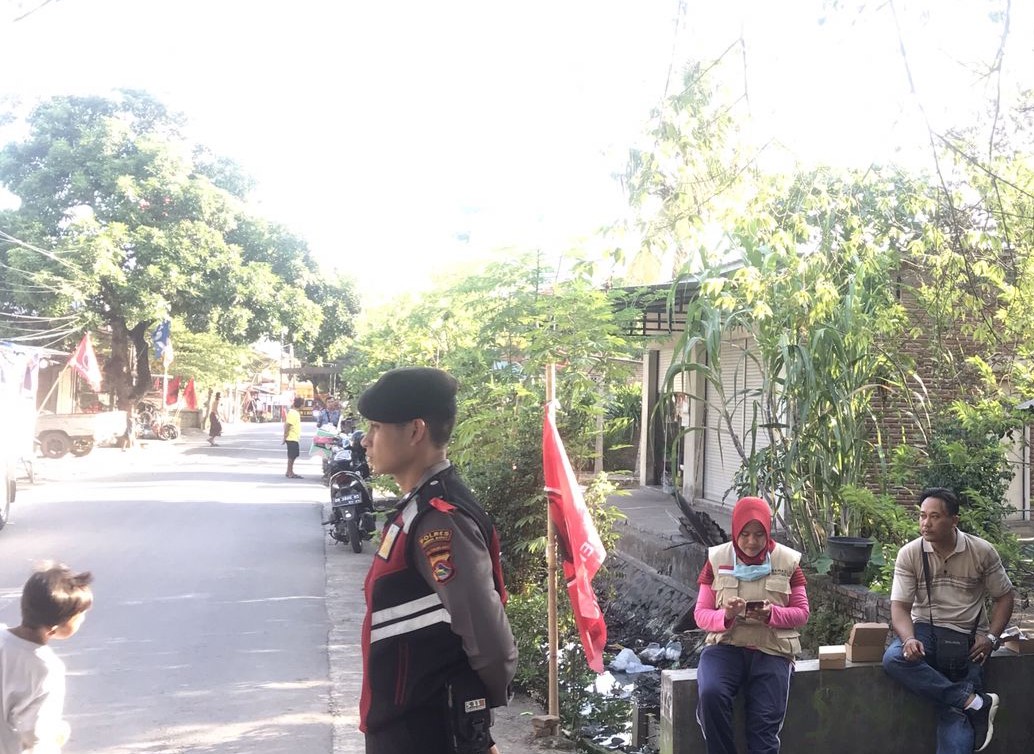Polres Lombok Barat Amankan Kampanye Caleg DPRD Dapil 1 Gerung-Kuripan