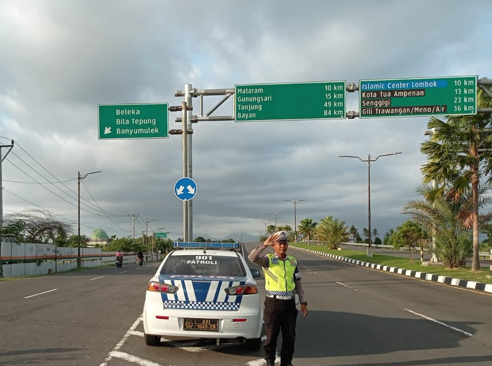Polres Lombok Barat Gelar Patroli dan Pengamanan Kampanye Dialogis Calon Legislatif
