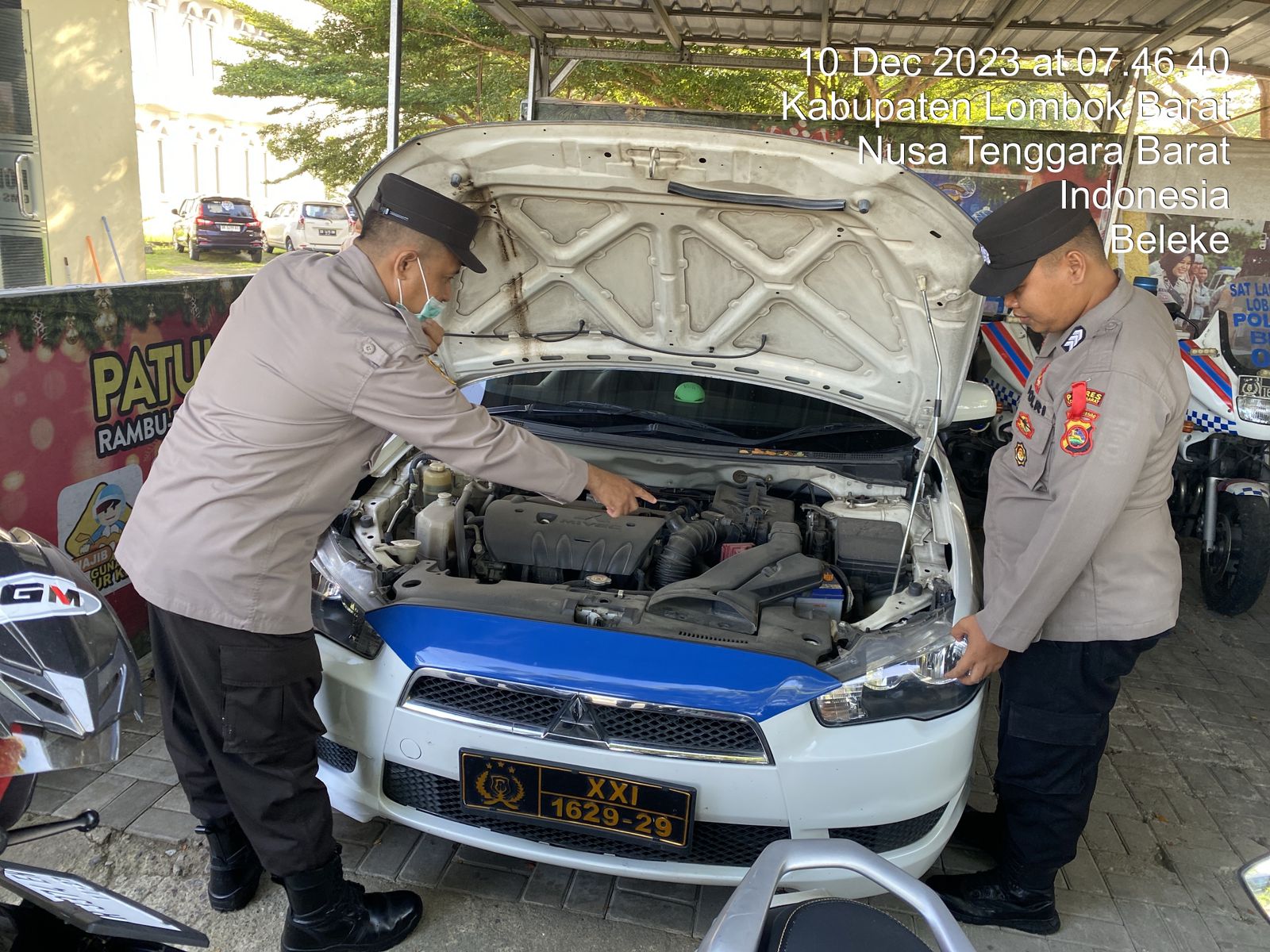 Polres Lombok Barat Siap Amankan OMB Rinjani 2023-2024 dengan Kendaraan Dinas yang Prima