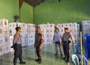 SatSamapta Unit 1 Dalmas Polres Lombok Timur Lakukan Patroli Jelang Penghitungan Suara Pemilu di PPK